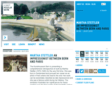 Tablet Screenshot of kunstmuseumbern.ch